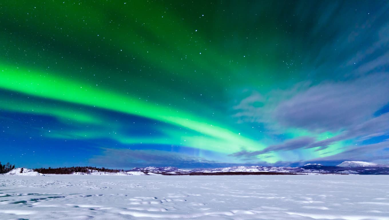 Aurora Borealis (Northern Lights) - Whitehorse, Yukon Territory
